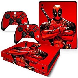 Dead-pool King Red 3M Skin Decal Sticker For X Box One X Console & Two Controllers
