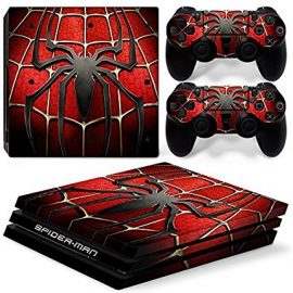 Spider-Man – Theme Skin Sticker Cover for PS4 Pro Console and Controllers