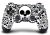 Skulls (B&W) Theme 3M Skin for Sony PlayStation 4, PS4 Slim, Ps4 Pro DualShock Remote Wireless Controller – Skin for One Controller Only