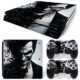 Joker Theme 3M Skin Sticker Cover for PS4 Slim Console and Controllers