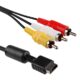 PS2 and PS3 AV CVBS to 3RCA Cable (Black)